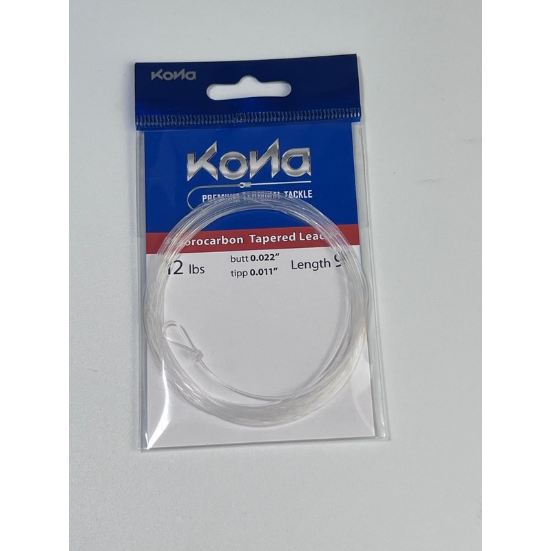 Kona Fluorocarbon Tapered Leader