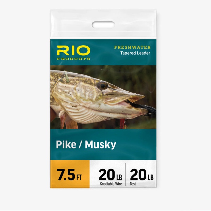 Rio Pike/Musky Leader|7.5ft 30lb|7.5ft 20lb