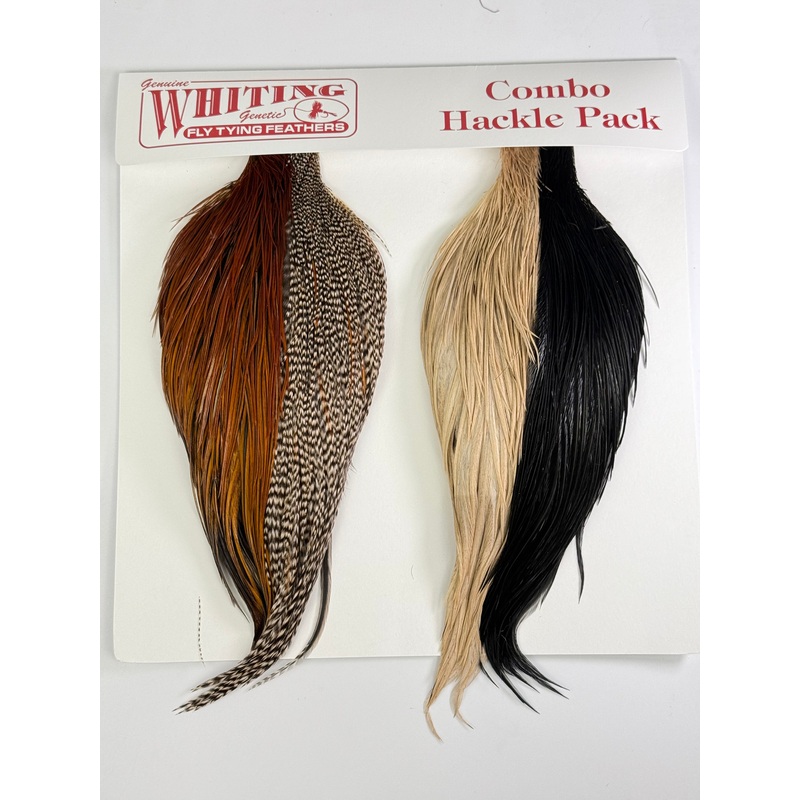 Whiting Introductory Hackle Pack – Four 1/2 Capes