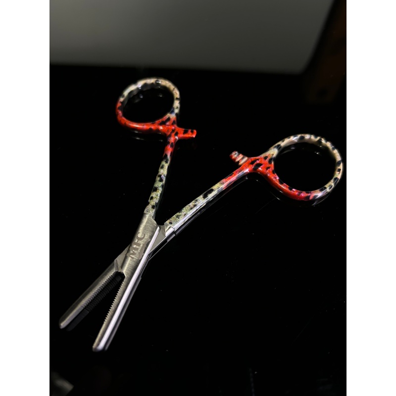 River Camo Forceps: Straight Tip – Rainbow Trout