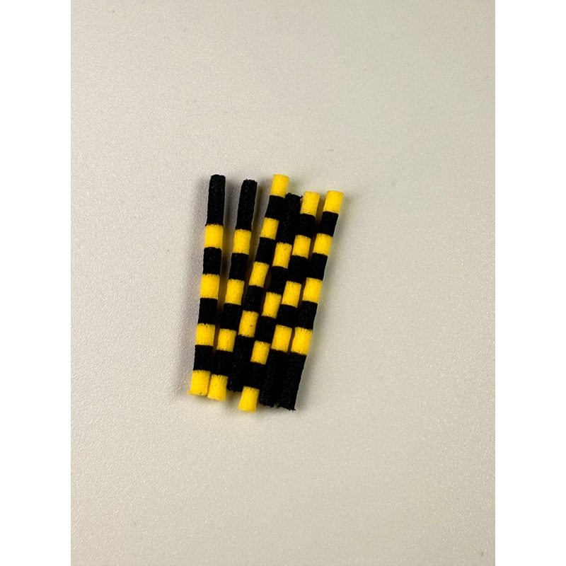 Bee/Wasp Bodies|Black/Yellow|1/8″”|1/16″”