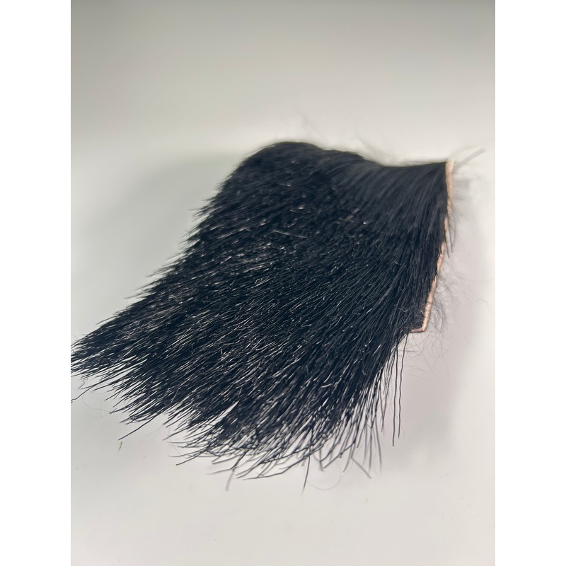 Elk Body Hair For Spinning Black