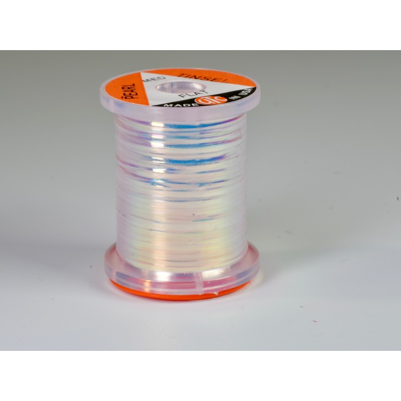 Flat Pearl Tinsel|Small 1/69|Medium 1/32|Large 1/16