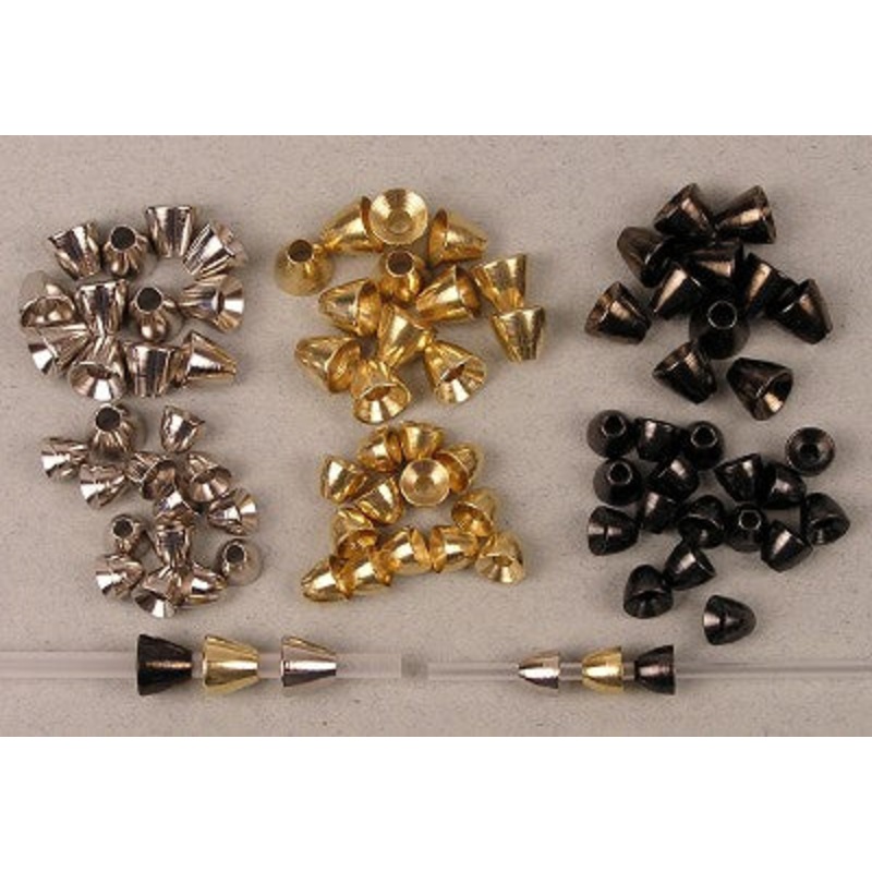 HMH Tube Conehead|Medium|Large|Black|Brass|Nickel