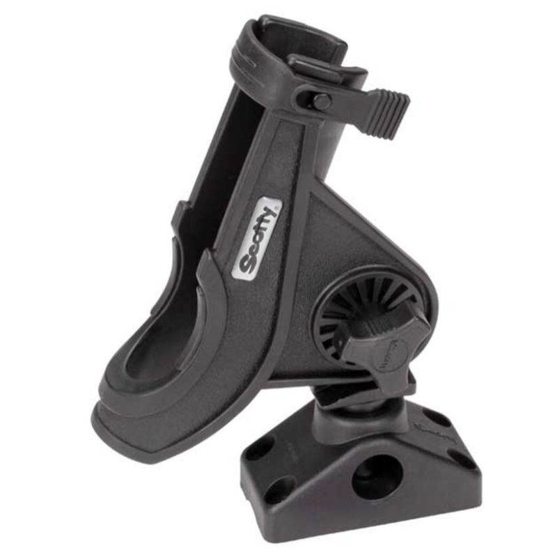Scotty Baitcaster/Spinning Rod Holder w/ 241 Side/Deck Mount