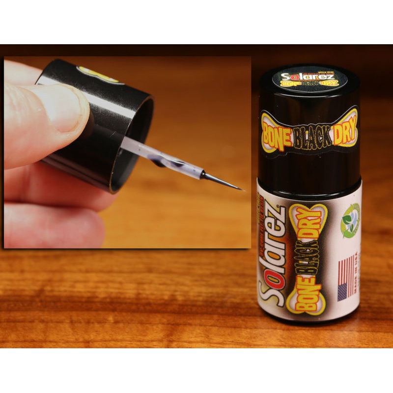 Solarez BLACK Bone Dry Ultra Thin Formula 0.5 Fl. Oz. Bottle With Applicator Brush