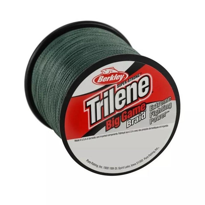 Trilene Big Game Braid 50 LB 330 YD – Lo-Vis Green