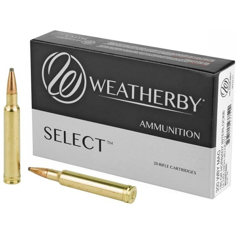 Weatherby Select 300 Wby Mag 180gr Interlock