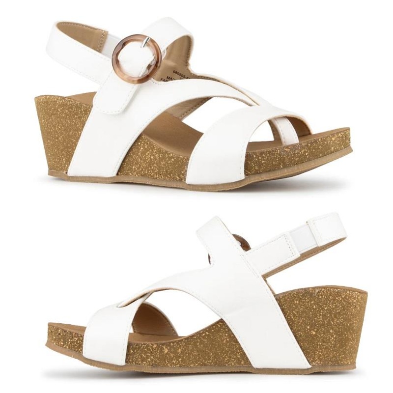 Alberto Wedge Sandals Firework