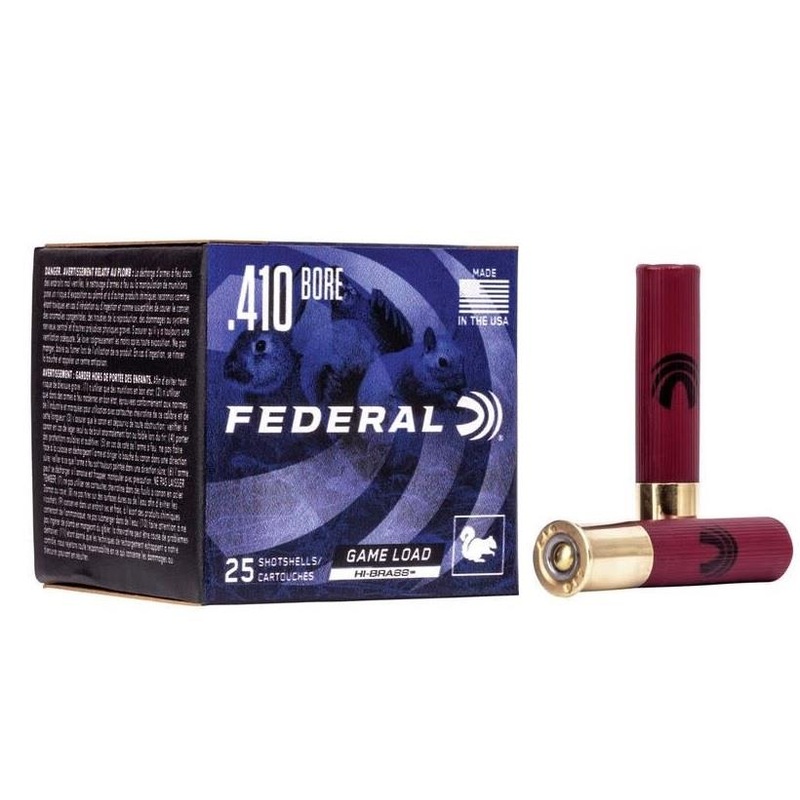 Federal High Brass Game Load 410 Gauge 2-1/2” 1/2 OZ #6