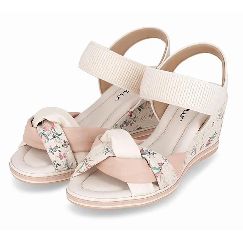 Piccadilly Wedge Sandals – Floral