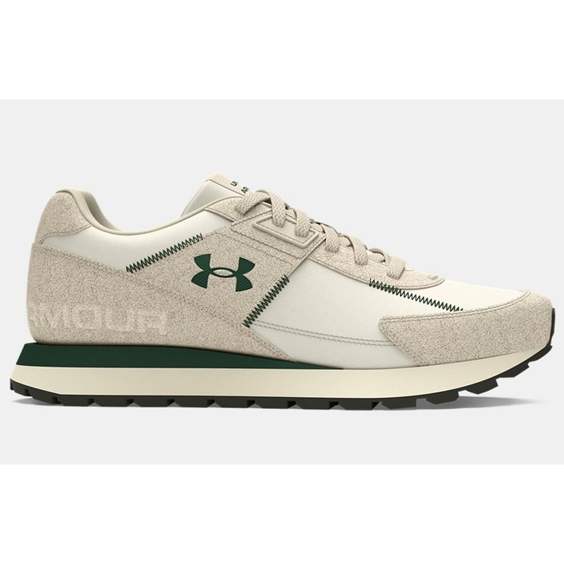 UA Essential Runner – Mens|7.0|7.5|8.0|8.5|9.0|9.5|10.0|10.5|11.0|11.5|12.0|13.0|WHITE-BRN