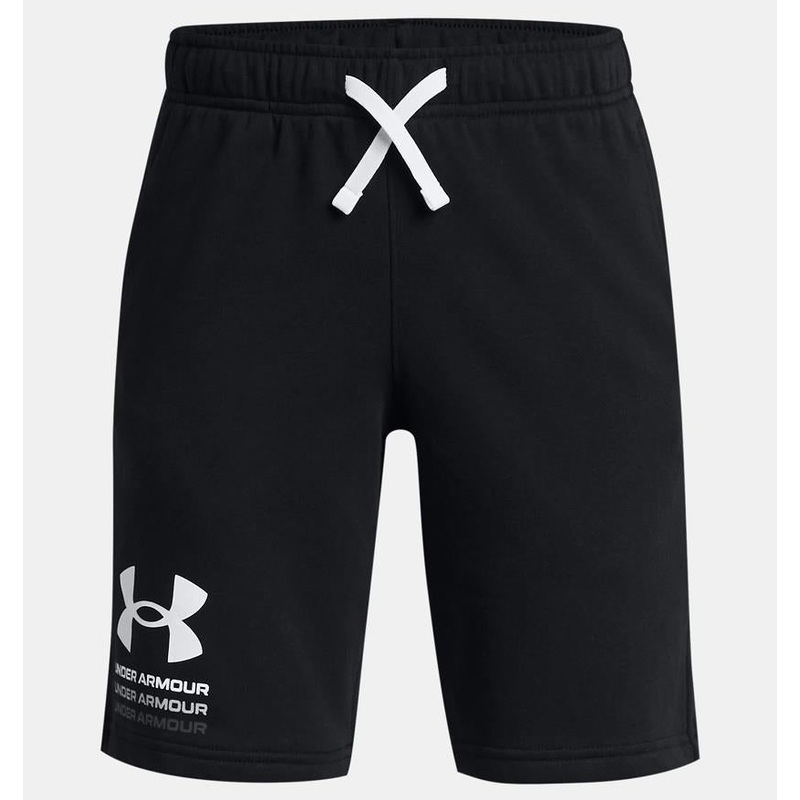 UA Rival Terry Shorts – Boys|YXS|YSM|YMD|YLG|YXL|BLACK