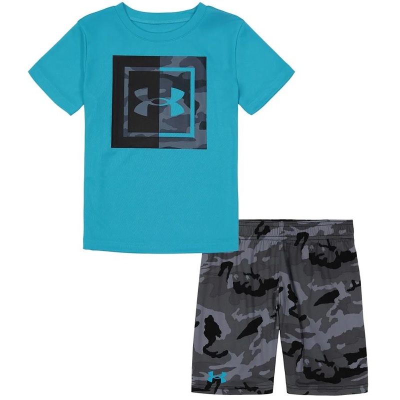 UA Woodland Camo Short Set(4-7) – Boys