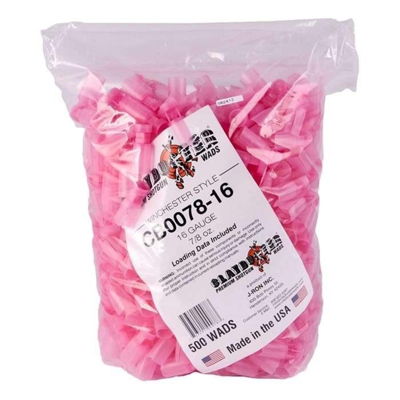 Claybuster Wads 16GA 7/8oz – 500 Wads