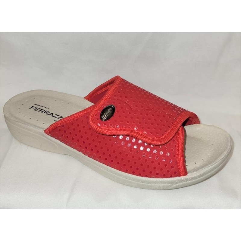 Ferrazzoli Low Wedge Slip On Sandals – Womens