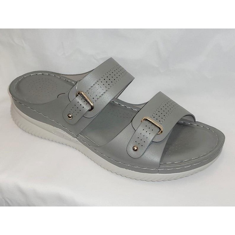 Soft Comfort Slip on Wedge Sandals  – Womens