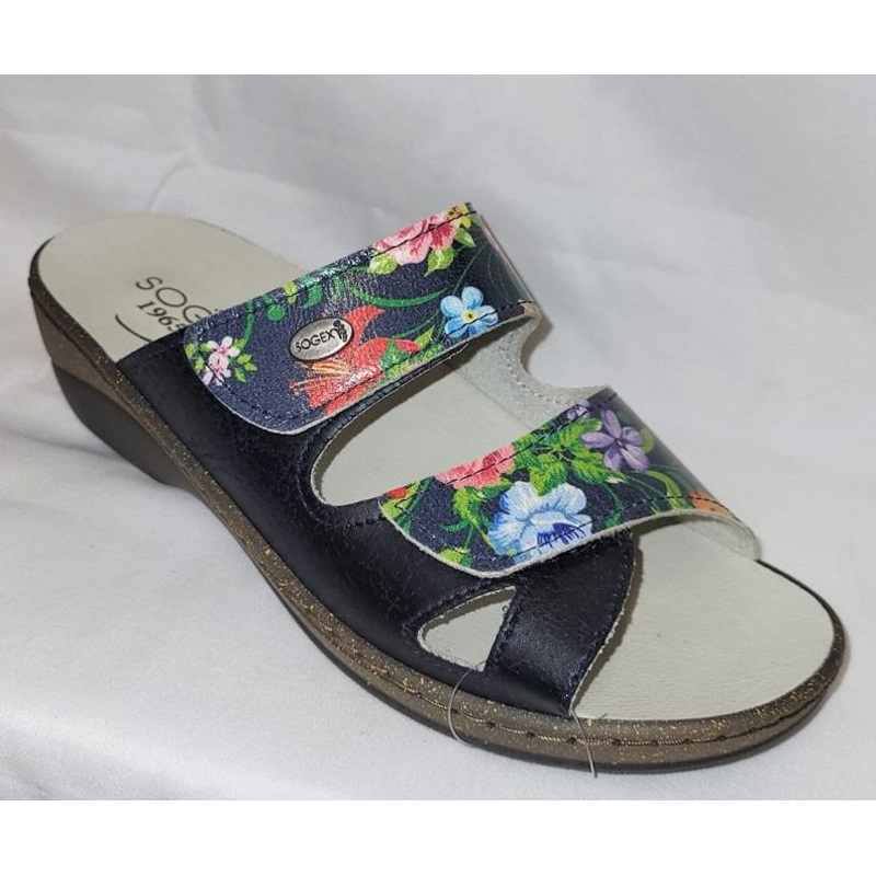 Sogex Floral Double Strap Sandal – Womens