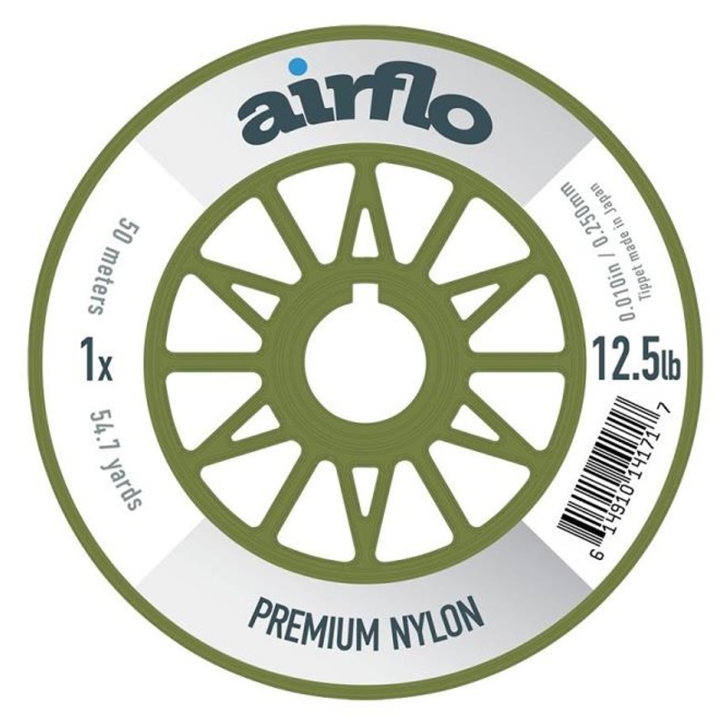 Airflo Premium Nylon Tippet 50m 1x – 12.5lb.
