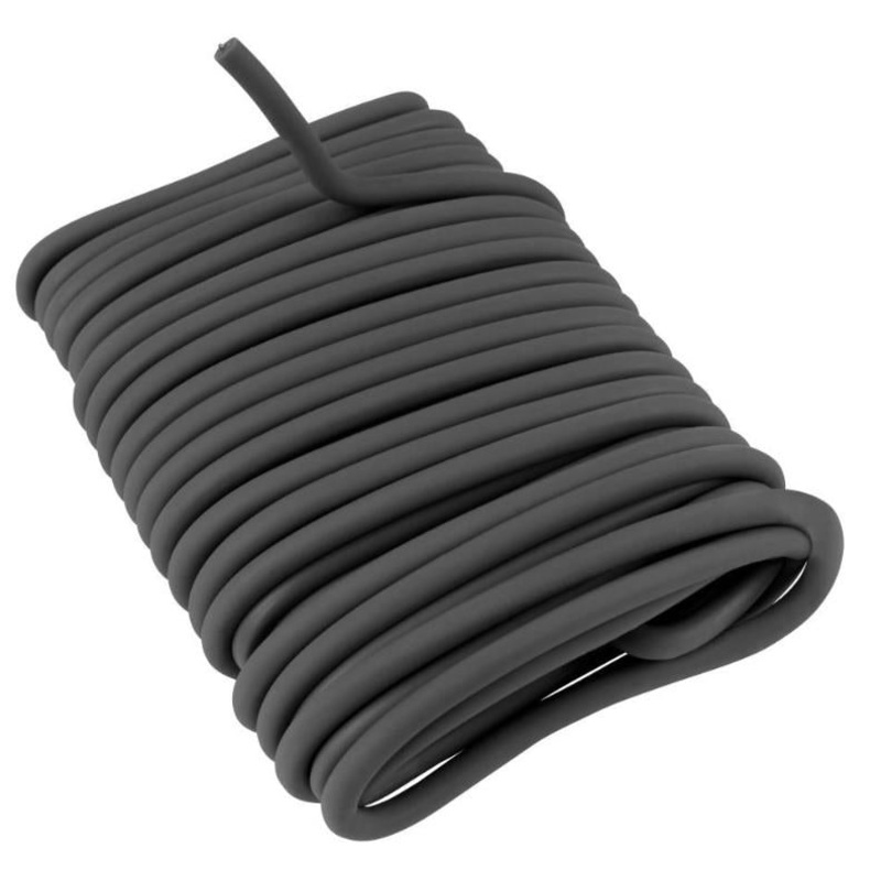 Rubber Coated Outdoor Wire, Black 25FT