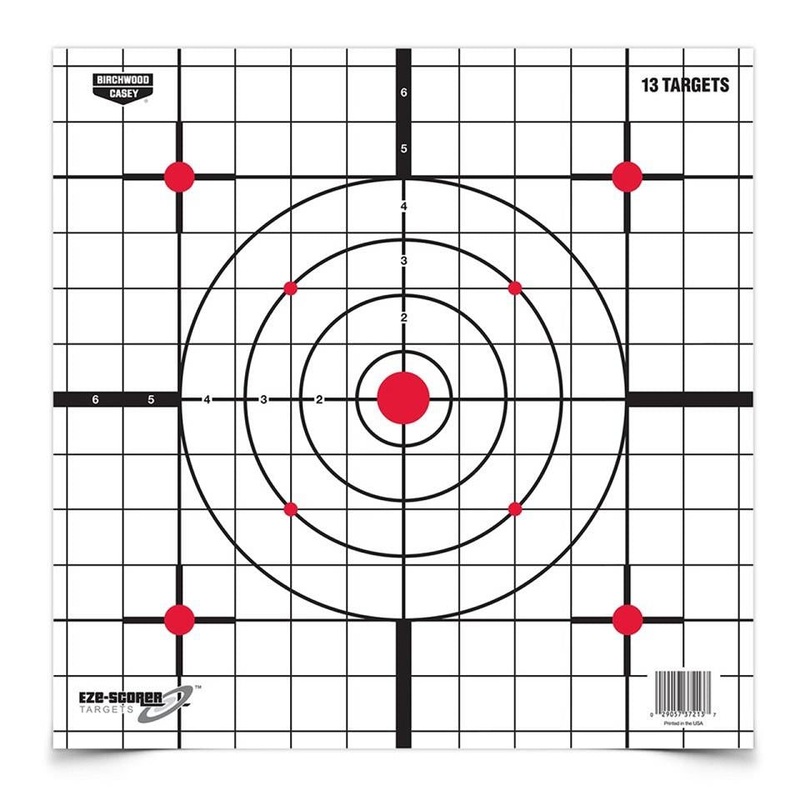 Eze-Scorer 12 Inch Sight-In Paper Target – 13 Pack