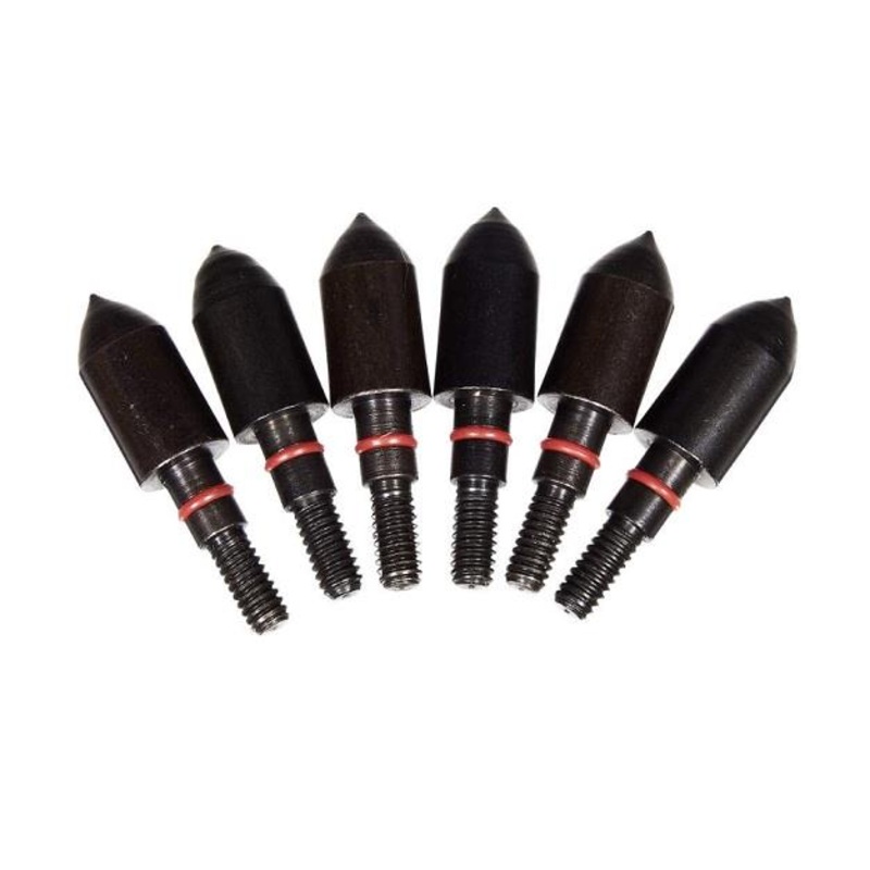 Titan 11/32 Archery Stay-Tight Steel Bullet Points, 125-Grains, 6-Pack