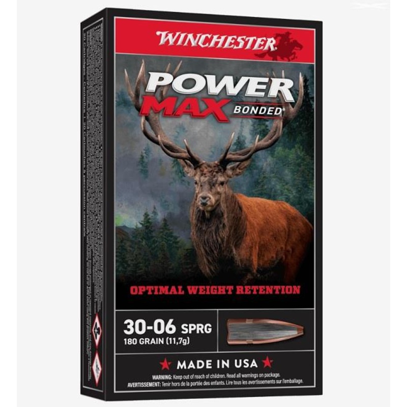 Winchester PowerMax 30-06 Sprg, 180 Grain – 20 Rounds