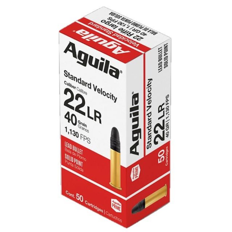 Aguila 22LR Standard Velocity Ammo