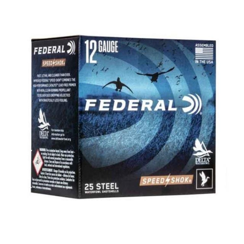 Federal Ammo 12Ga Speed Shok 3-1/2 #4 – 25 Shotshells