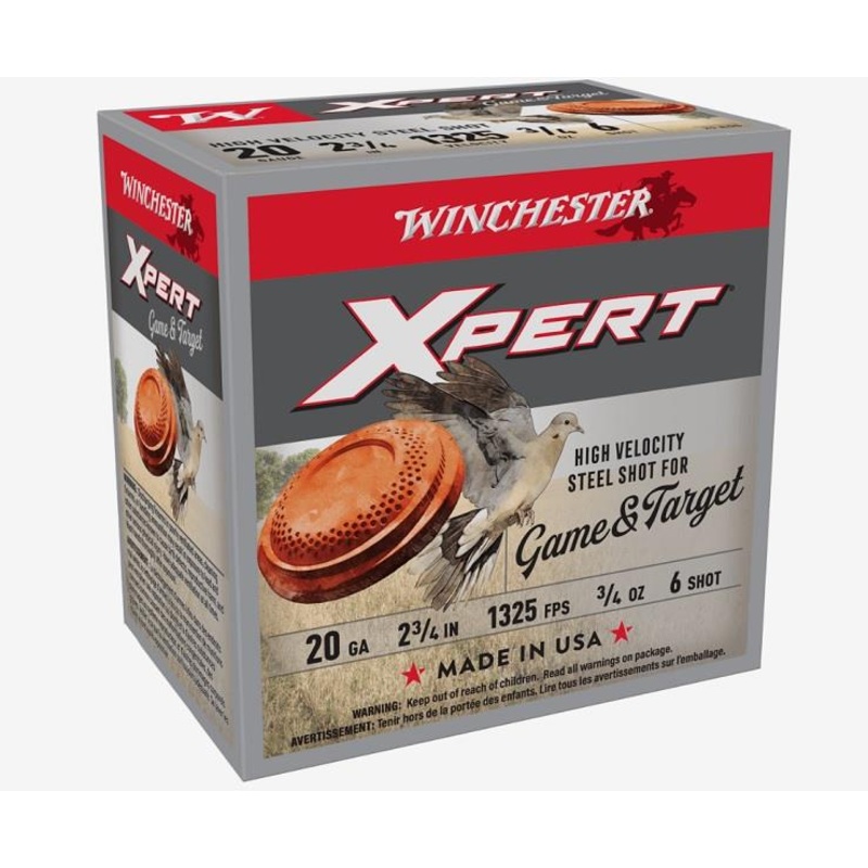 Xpert Game & Target 20Ga, 2.75 #6 – 25 Rounds