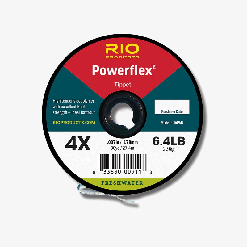 Rio Powerflex Tippet|0X|1X|2X|3X|4X|5X|6X|7X