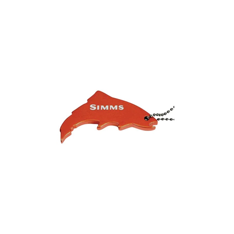 Simms Thirsty Trout Keychain|Orange|Chrome