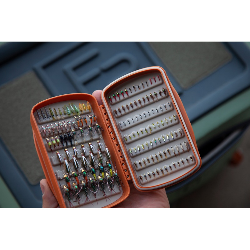 Tacky Pescador Small Fly Box|Burnt Orange
