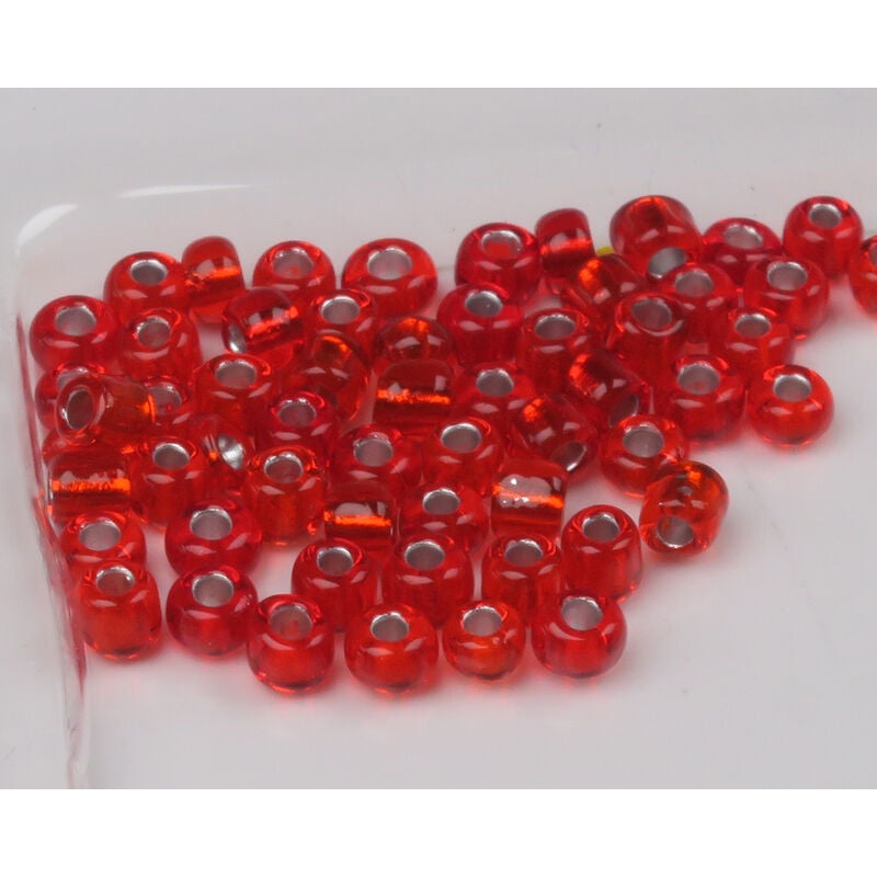 Tyers Glass Beads|Medium|Large|Red