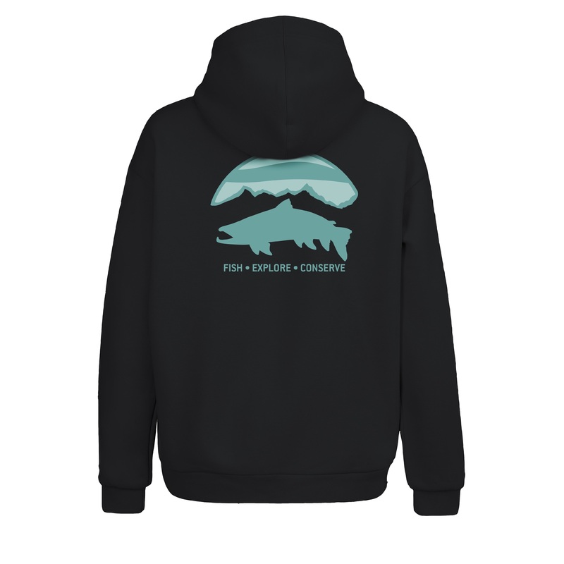 Backcountry Trout Eco Hoody|M|L|XL|XXL|Black