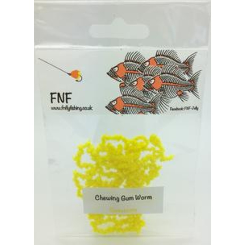 FNF Chewing Gum Worm 3mm|Fl. Red|Marshmallow Pink|Brilliant White