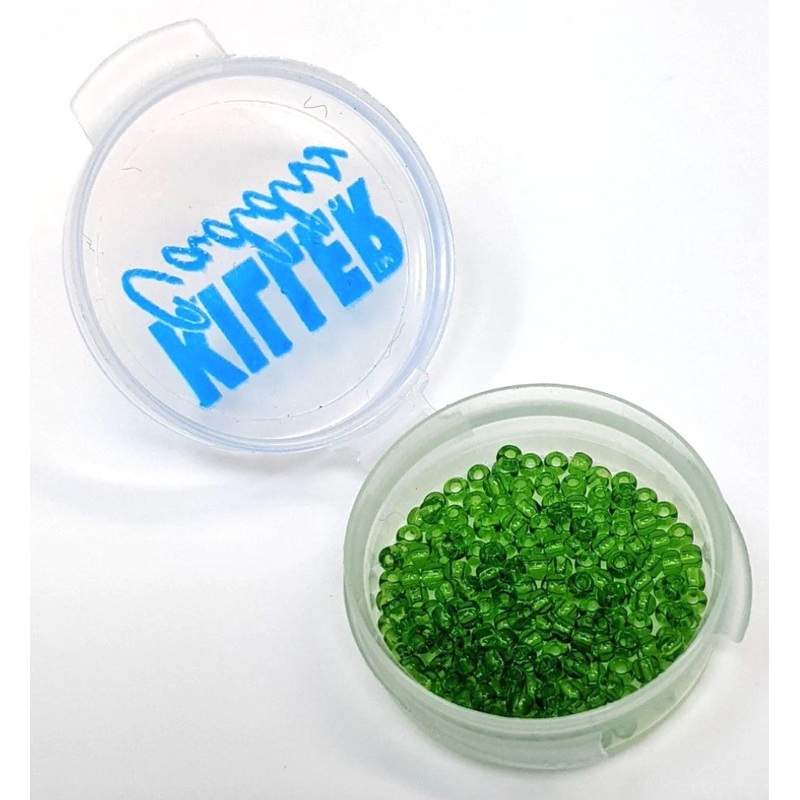 Killer Caddis Glass Beads|Midge|Small|Medium|Large|X-Large|Rainbow Metallic|Rootbeer|Olive|Emerald Green|Peacock|Orange|Scarlet|Pearl|Ruby|Fl. Orange|Fl. Fire Orange