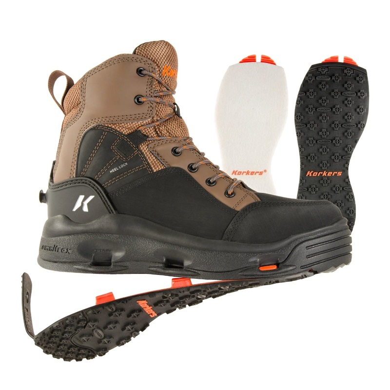 Korkers M’s Buckskin Boot|7 Felt/Kling On Rubber|8 Felt/Kling On Rubber|9 Felt/Kling On Rubber|10 Felt/Kling On Rubber|11 Felt/Kling On Rubber|12 Felt/Kling On Rubber|13 Felt/Kling On Rubber|14 Felt/Kling On Rubber|15 Felt/Kling On Rubber