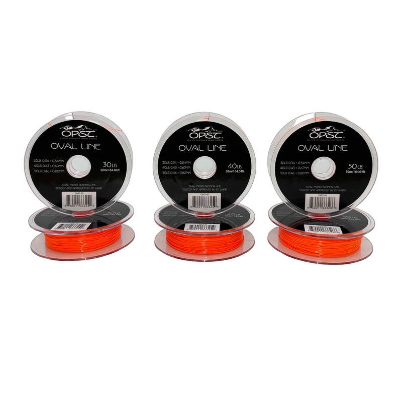 OPST Oval Line|30 lb.|40 lb.|50 lb.|Orange
