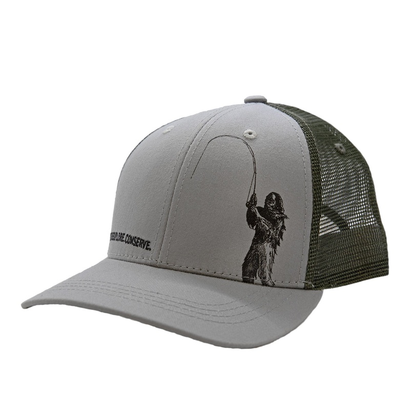 Tight Lines Squatch Hat|Gray/Green