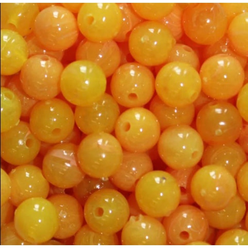 Trout Beads|8mm (30 pack)|10mm  (15 pack)|Glow Pink|Glow Roe|Mottled Tangerine|Natural Roe|Dk. Roe|Mottled Caramel|Orange Pearl