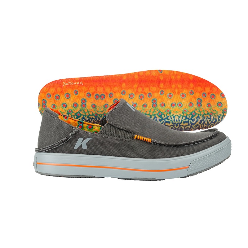 Korkers Fish Moc Brook Trout w/ Fixed Kling-On Deck Sole