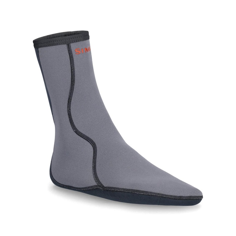 Neoprene Wading Sock: Steel|Steel|XS|S|M|L|XL