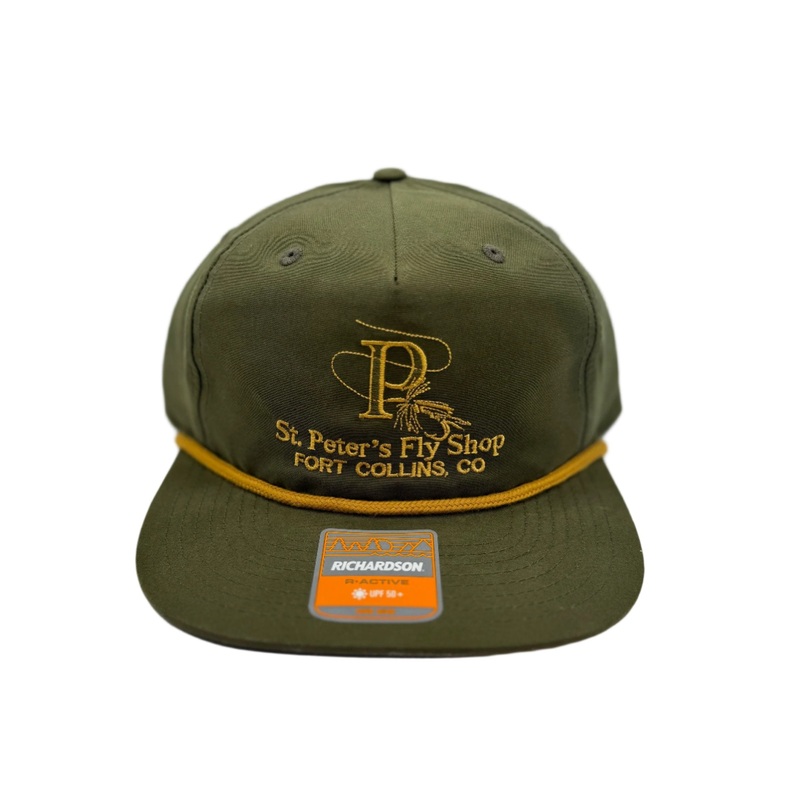 Richardson Sports St. Peter’s Classic Logo Umpqua Hat Loden / Gold Rope One Size