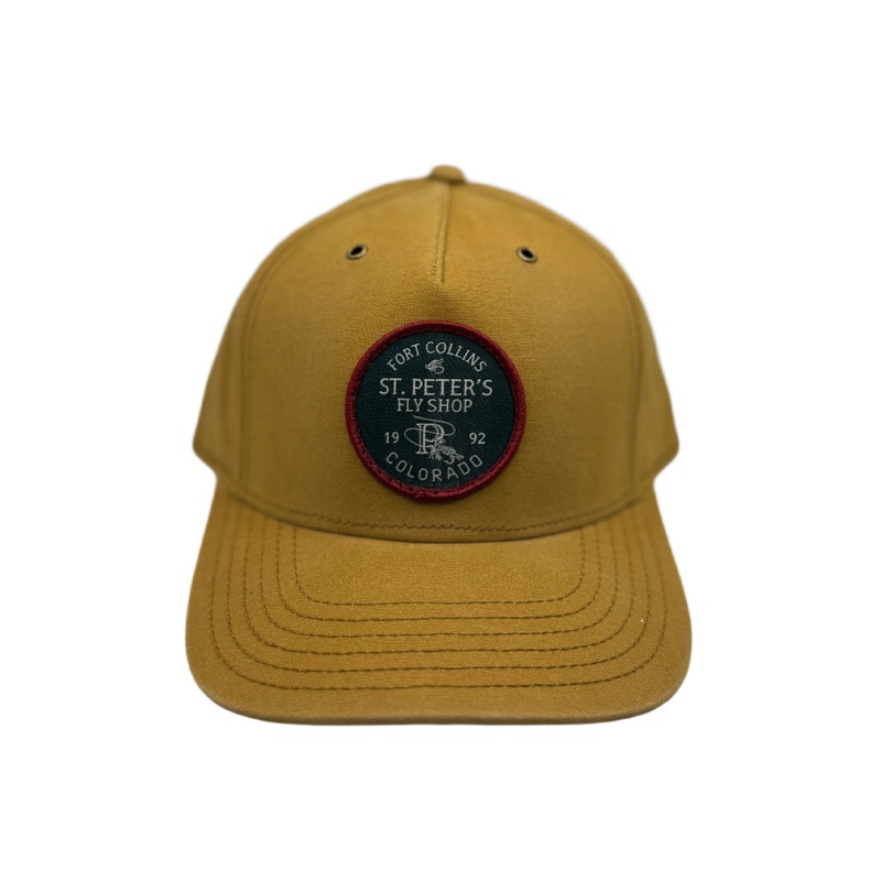 Richardson Sports St. Peter’s Round Patch Canvas Hat Solid Wheat One Size