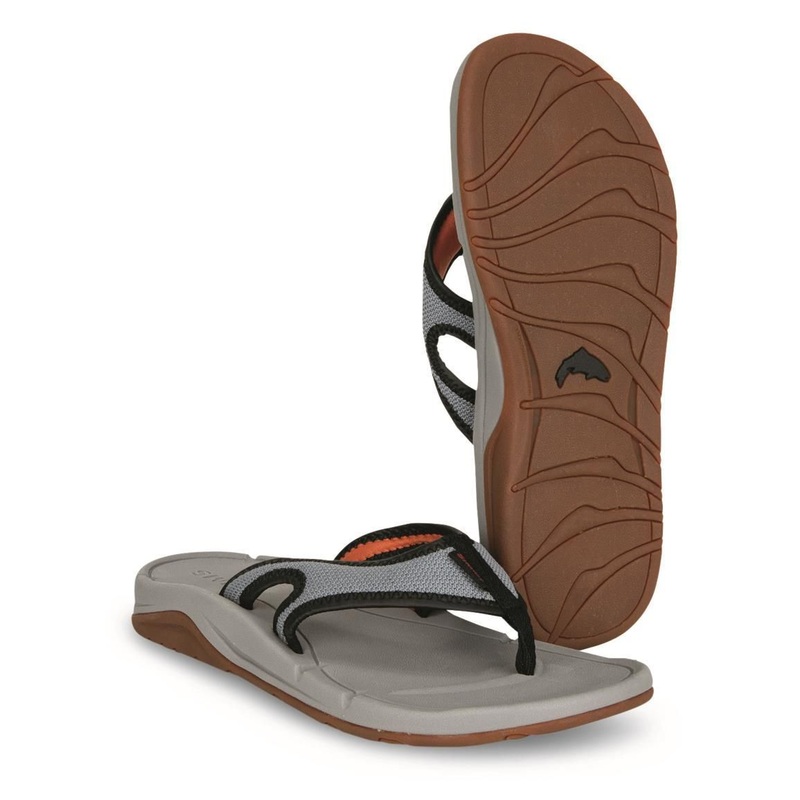 Simms Challenger Flip Flop|Cinder|8|9|10|11|12|13|14|15