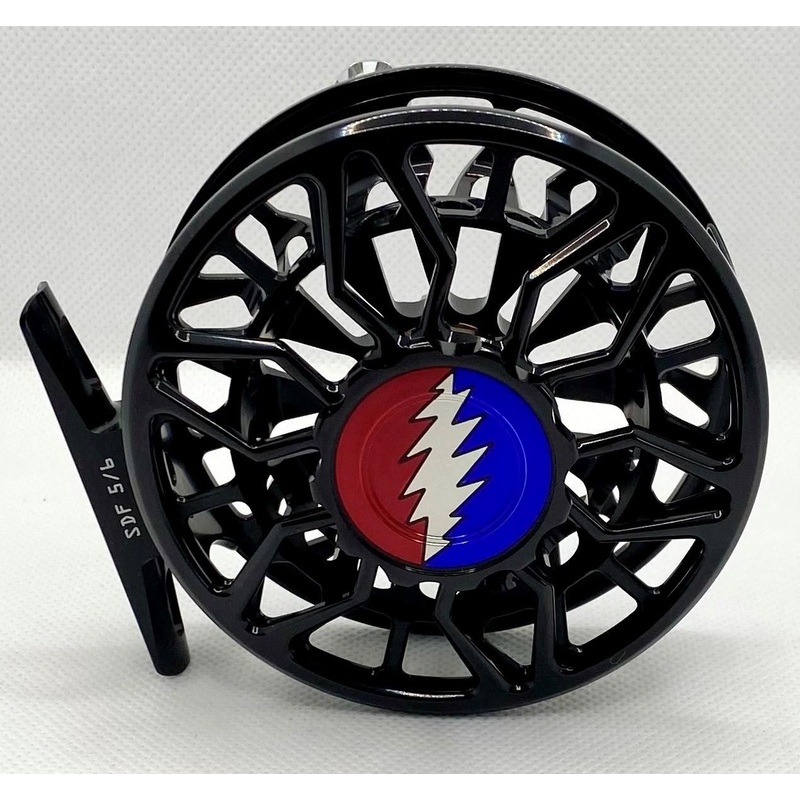 Abel SDF 5/6 Ported: Black with Grateful Dead Drag-Platinum Handle