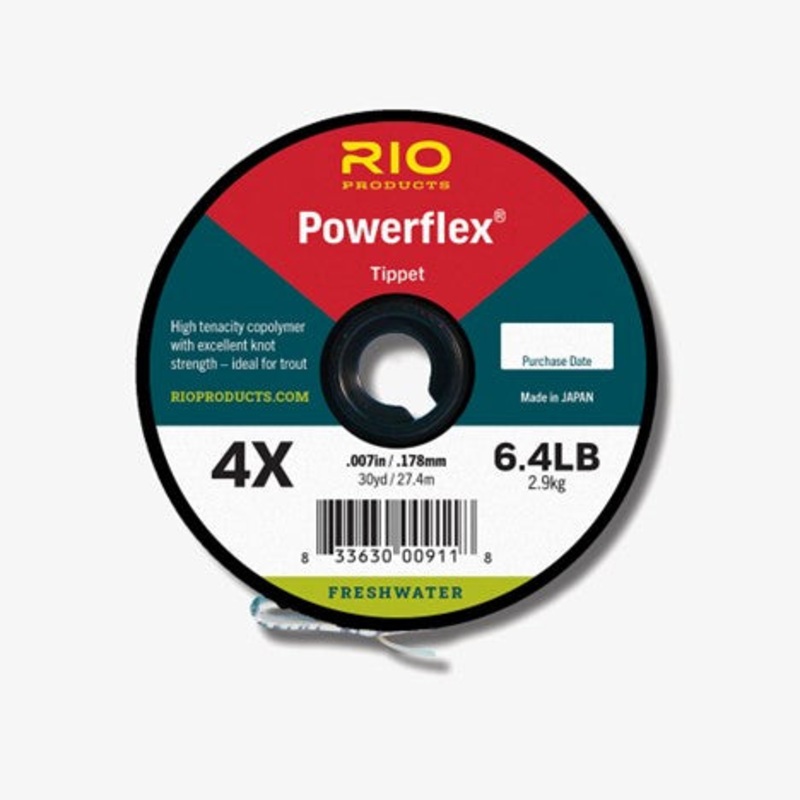 Rio Powerflex Tippet|30yds|0x|1x|2x|3x|4x|5x|6x|7x