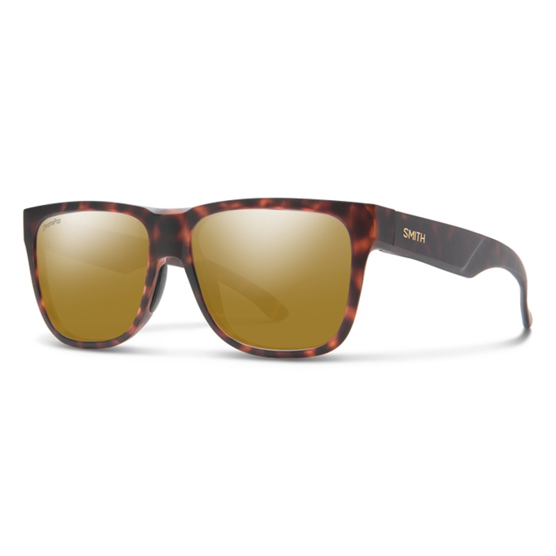 Smith Optics Lowdown 2: Matte Tortoise Frame / ChromaPop Polarized Bronze Mirror / Medium