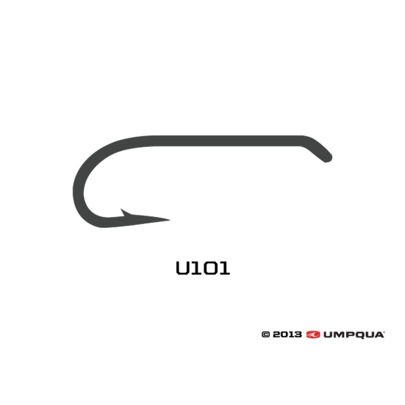 Umpqua U-Series U101 Hooks|Bronze||8 (50pk)||10 (50pk)||12 (50pk)||14 (50pk)||16 (50pk)||18 (50pk)||20 (50pk)||22 (50pk)